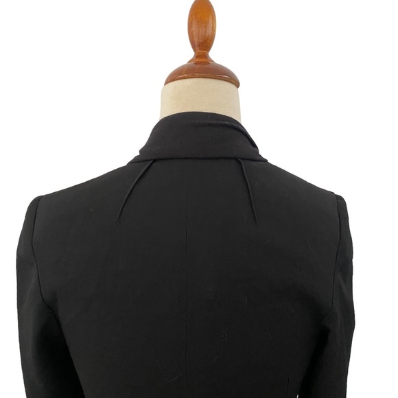 Kaylee Tankus Black Wool Blazer Waist Tie - Picture 4 of 8